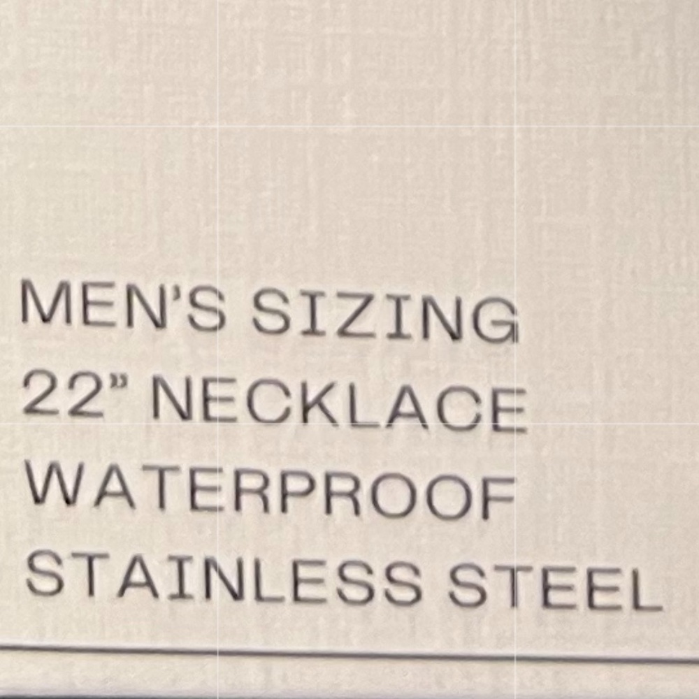 🎉 Cuban Curb Chain Stainless Steel Necklace NWT - Picture 4 of 7
